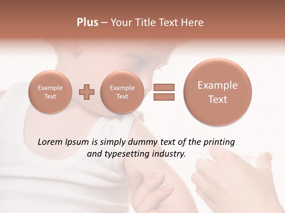 A Doctor Giving A Child An Injection PowerPoint Template