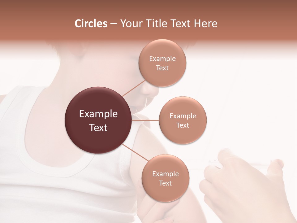 A Doctor Giving A Child An Injection PowerPoint Template