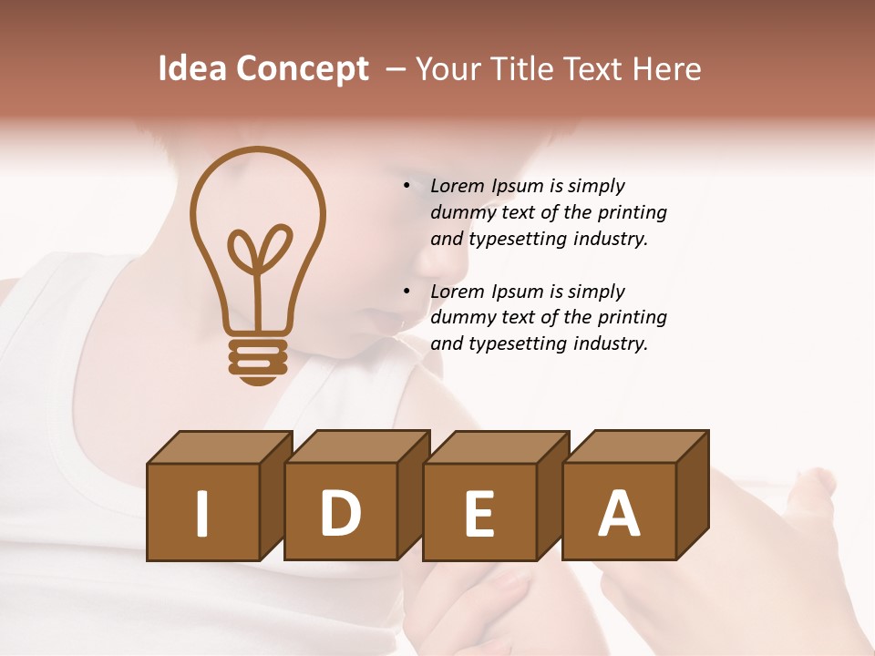 A Doctor Giving A Child An Injection PowerPoint Template