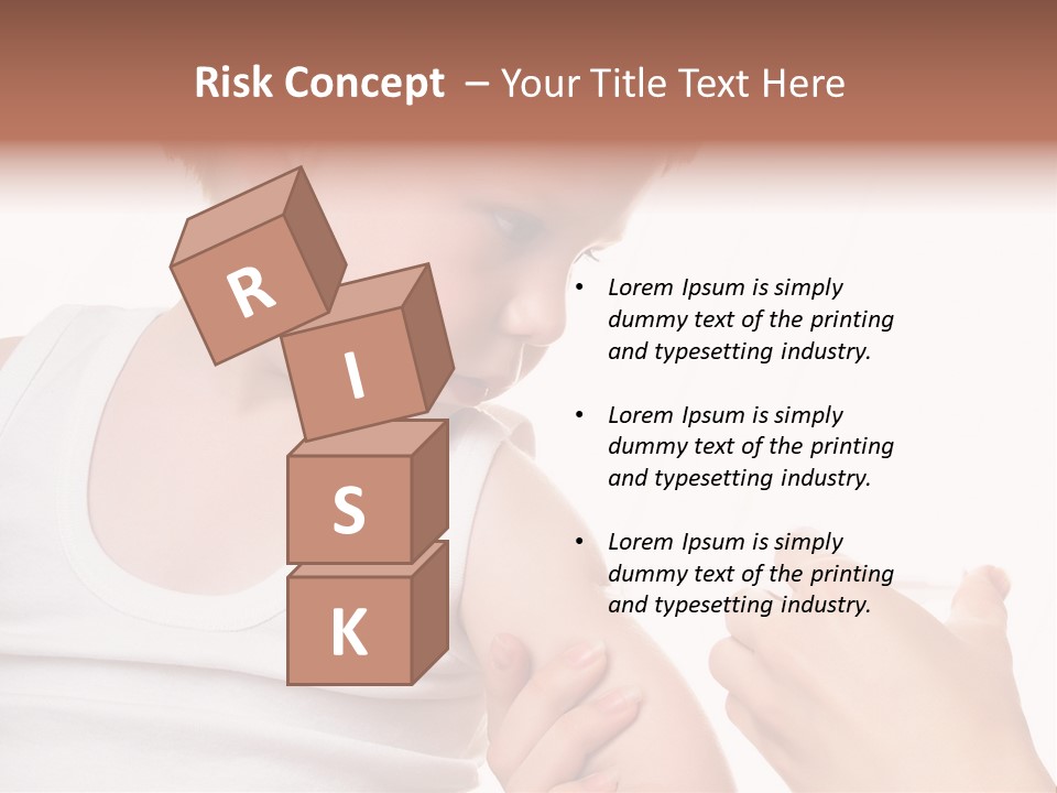 A Doctor Giving A Child An Injection PowerPoint Template