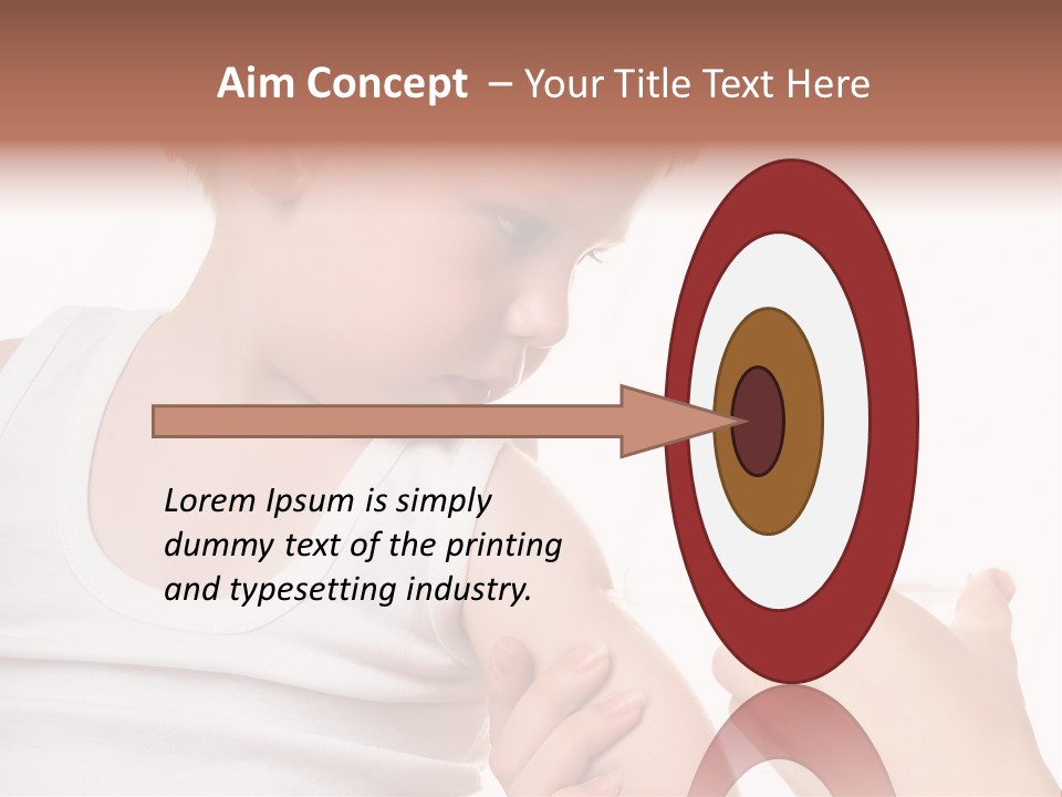 A Doctor Giving A Child An Injection PowerPoint Template