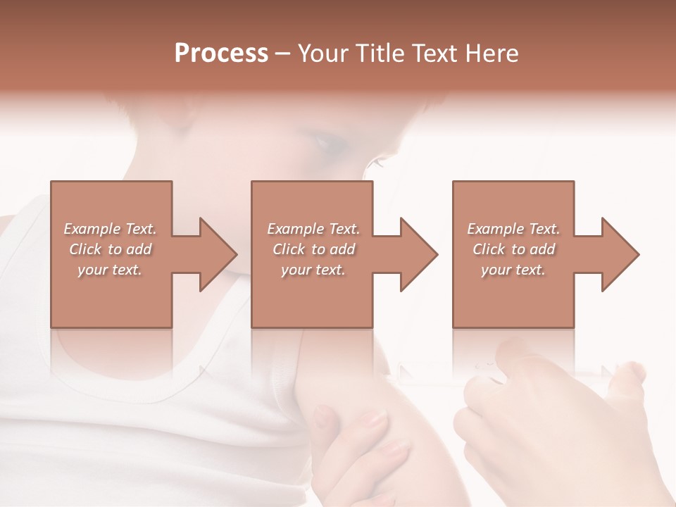 A Doctor Giving A Child An Injection PowerPoint Template