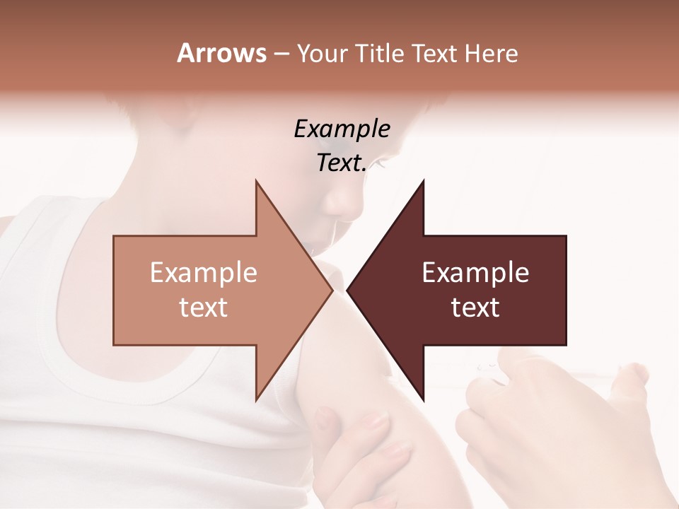 A Doctor Giving A Child An Injection PowerPoint Template