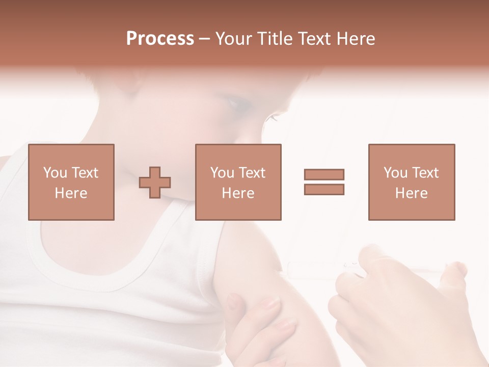 A Doctor Giving A Child An Injection PowerPoint Template
