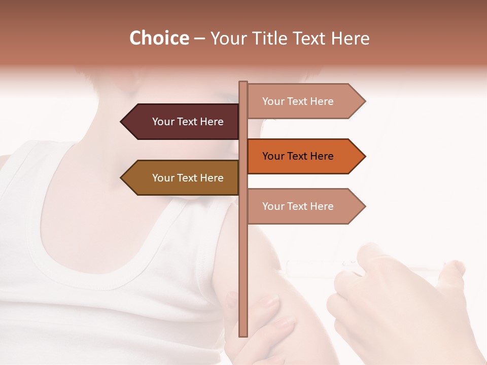 A Doctor Giving A Child An Injection PowerPoint Template