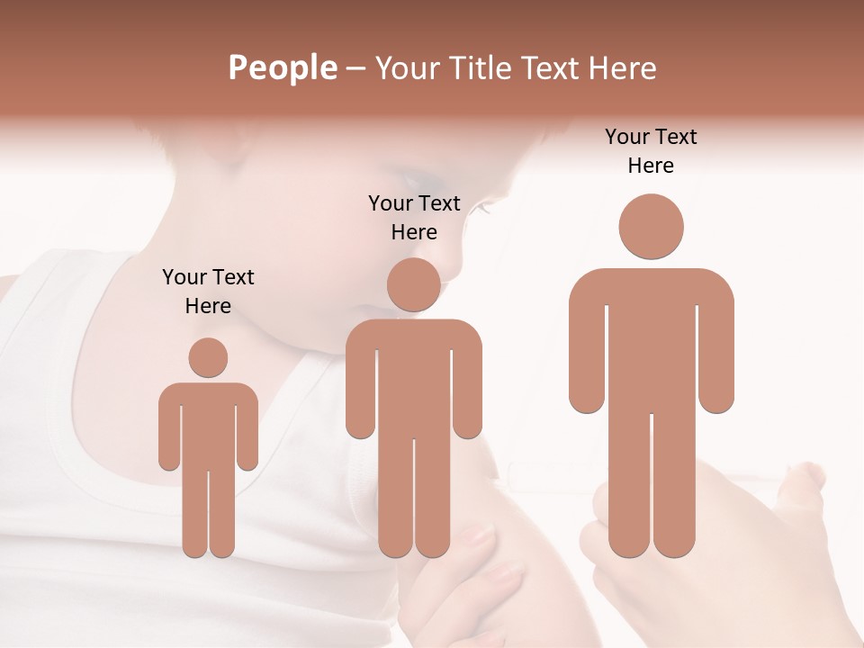 A Doctor Giving A Child An Injection PowerPoint Template