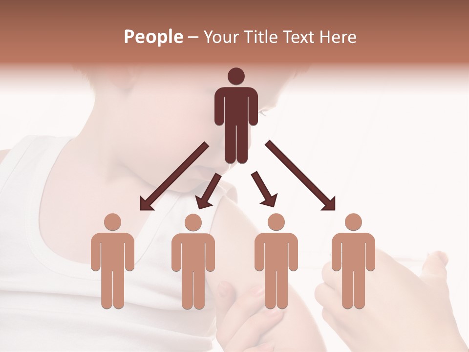 A Doctor Giving A Child An Injection PowerPoint Template