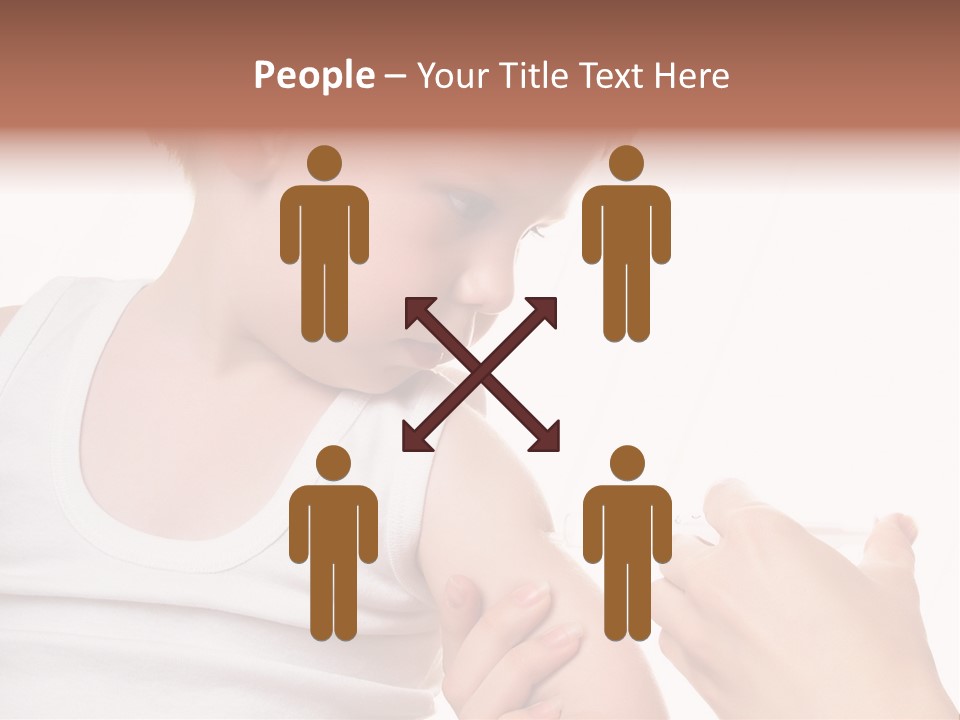 A Doctor Giving A Child An Injection PowerPoint Template