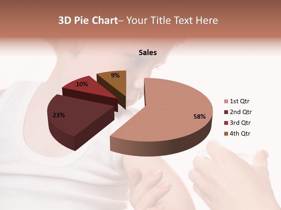 A Doctor Giving A Child An Injection PowerPoint Template