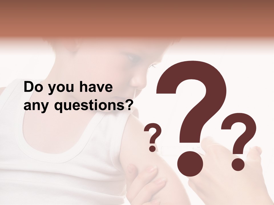 A Doctor Giving A Child An Injection PowerPoint Template