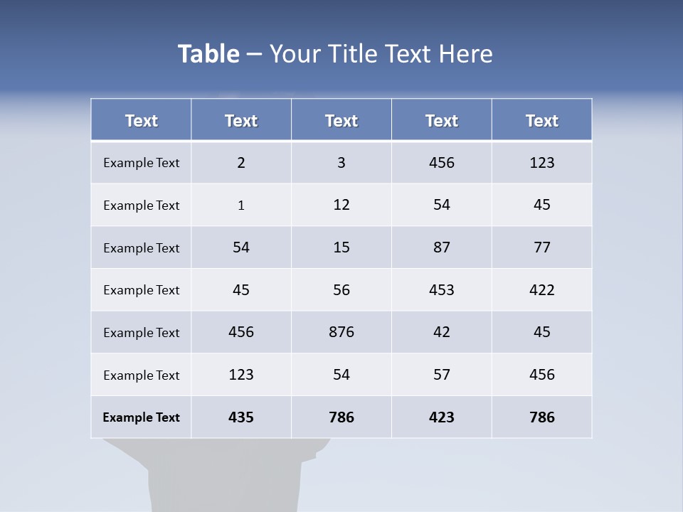 Businessman Looking Through Binoculars With A Blue Sky As Background PowerPoint Template