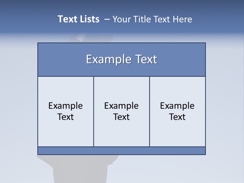 Businessman Looking Through Binoculars With A Blue Sky As Background PowerPoint Template