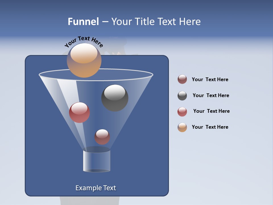 Businessman Looking Through Binoculars With A Blue Sky As Background PowerPoint Template