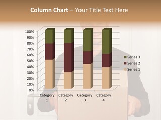 Friendly Postman Having A Packet For You PowerPoint Template