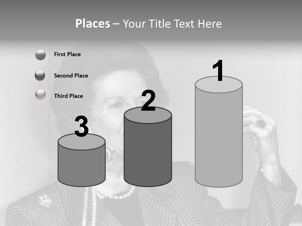 London - July 1: Hon. Margaret Thatcher, British Prime Minister, Speaks On July 1, 1991 In London. She Was Prime Minister From 1979-1990. PowerPoint Template