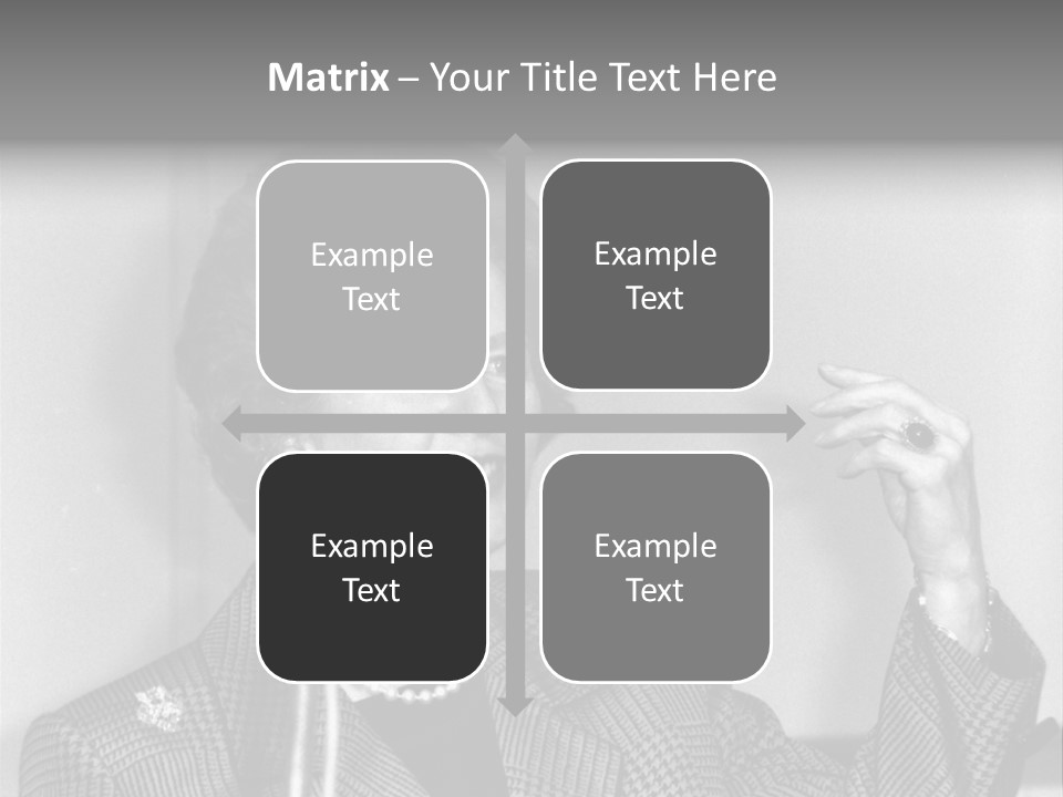 London - July 1: Hon. Margaret Thatcher, British Prime Minister, Speaks On July 1, 1991 In London. She Was Prime Minister From 1979-1990. PowerPoint Template