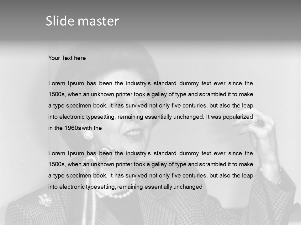 London - July 1: Hon. Margaret Thatcher, British Prime Minister, Speaks On July 1, 1991 In London. She Was Prime Minister From 1979-1990. PowerPoint Template