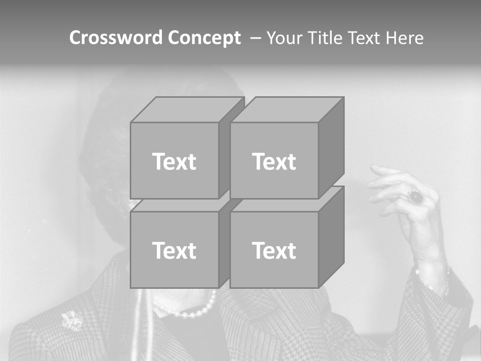 London - July 1: Hon. Margaret Thatcher, British Prime Minister, Speaks On July 1, 1991 In London. She Was Prime Minister From 1979-1990. PowerPoint Template