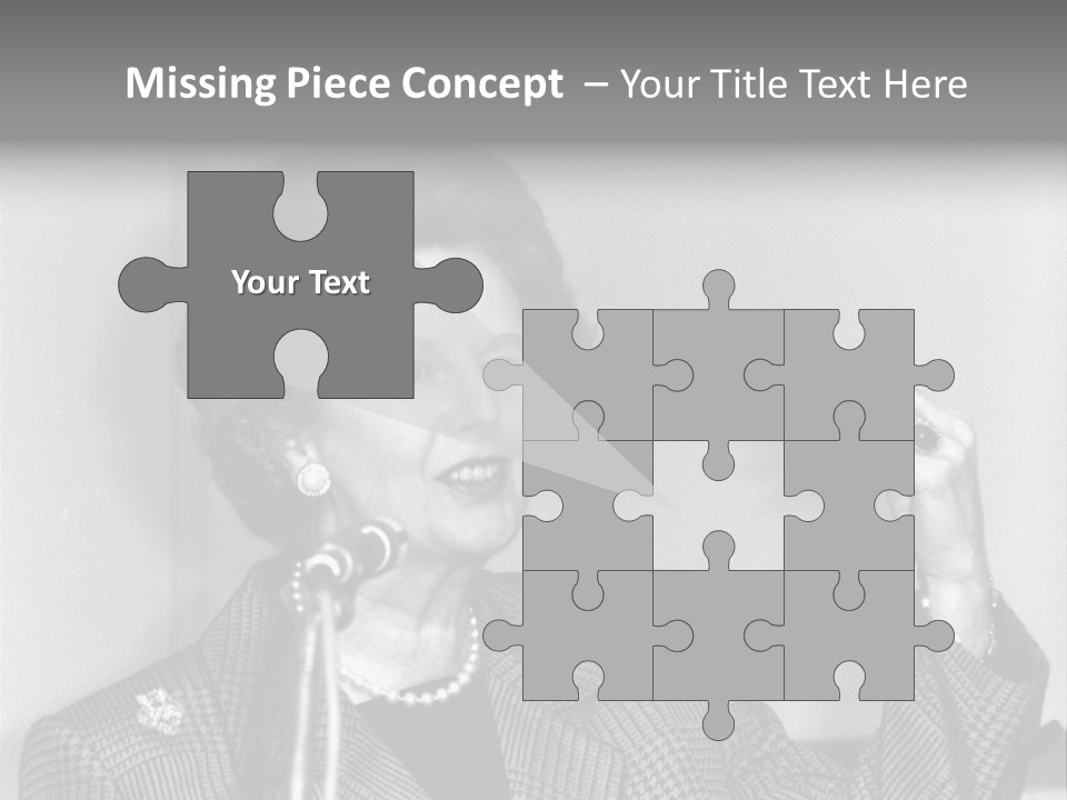 London - July 1: Hon. Margaret Thatcher, British Prime Minister, Speaks On July 1, 1991 In London. She Was Prime Minister From 1979-1990. PowerPoint Template