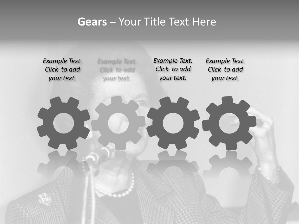 London - July 1: Hon. Margaret Thatcher, British Prime Minister, Speaks On July 1, 1991 In London. She Was Prime Minister From 1979-1990. PowerPoint Template