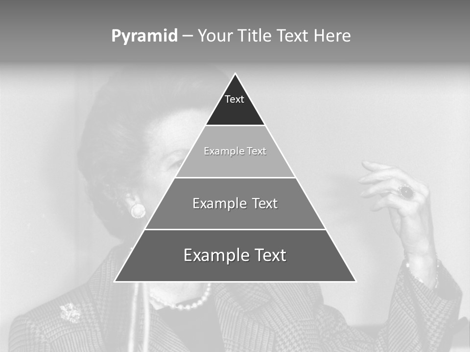 London - July 1: Hon. Margaret Thatcher, British Prime Minister, Speaks On July 1, 1991 In London. She Was Prime Minister From 1979-1990. PowerPoint Template