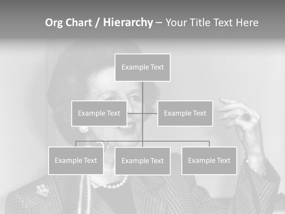 London - July 1: Hon. Margaret Thatcher, British Prime Minister, Speaks On July 1, 1991 In London. She Was Prime Minister From 1979-1990. PowerPoint Template