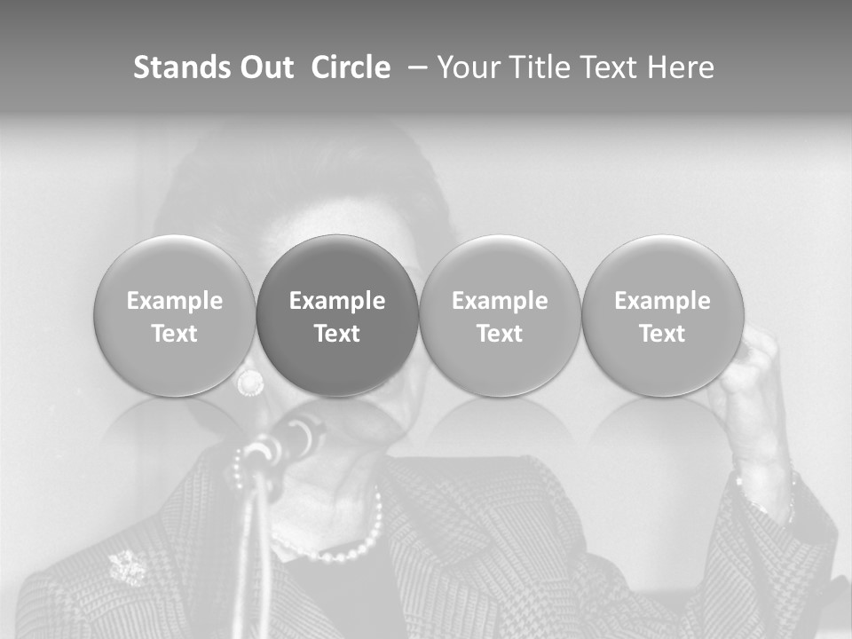 London - July 1: Hon. Margaret Thatcher, British Prime Minister, Speaks On July 1, 1991 In London. She Was Prime Minister From 1979-1990. PowerPoint Template