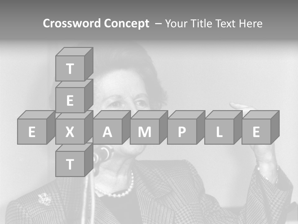 London - July 1: Hon. Margaret Thatcher, British Prime Minister, Speaks On July 1, 1991 In London. She Was Prime Minister From 1979-1990. PowerPoint Template