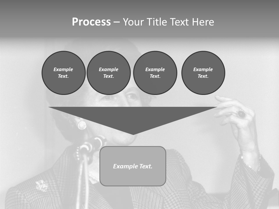 London - July 1: Hon. Margaret Thatcher, British Prime Minister, Speaks On July 1, 1991 In London. She Was Prime Minister From 1979-1990. PowerPoint Template