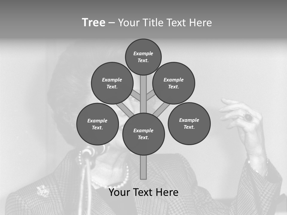 London - July 1: Hon. Margaret Thatcher, British Prime Minister, Speaks On July 1, 1991 In London. She Was Prime Minister From 1979-1990. PowerPoint Template