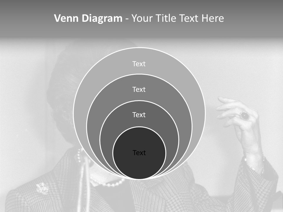 London - July 1: Hon. Margaret Thatcher, British Prime Minister, Speaks On July 1, 1991 In London. She Was Prime Minister From 1979-1990. PowerPoint Template