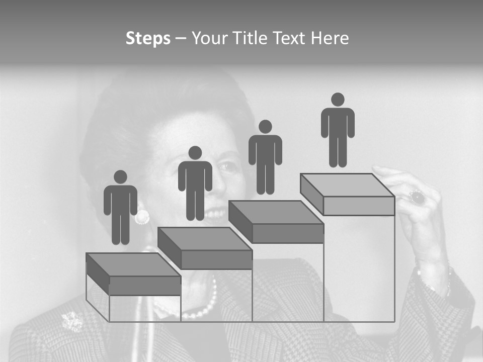 London - July 1: Hon. Margaret Thatcher, British Prime Minister, Speaks On July 1, 1991 In London. She Was Prime Minister From 1979-1990. PowerPoint Template