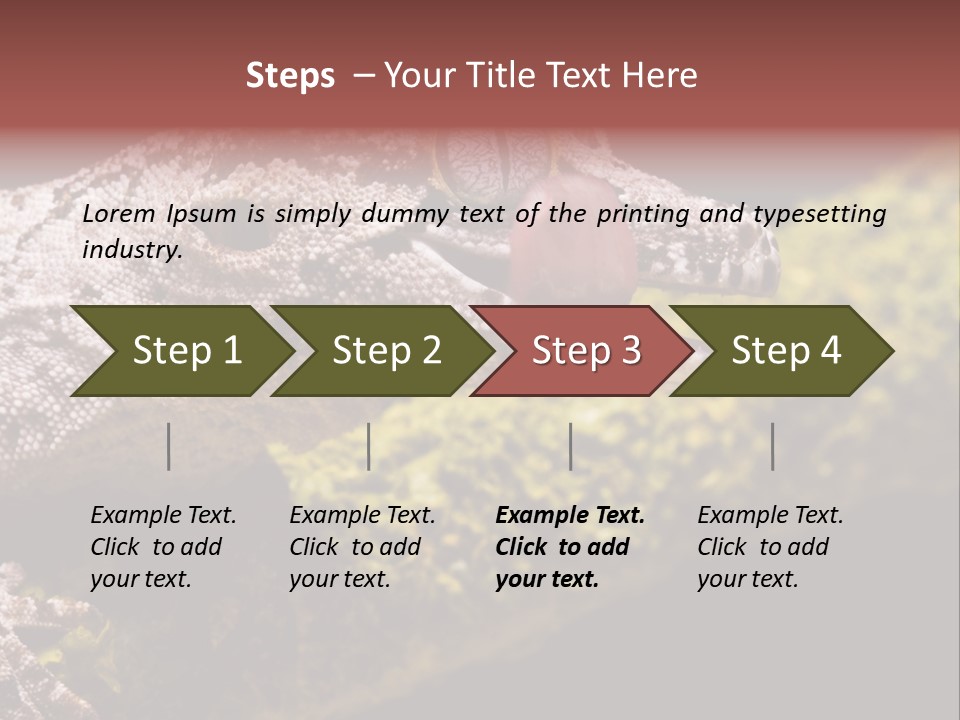 Gargoyle Gecko PowerPoint Template