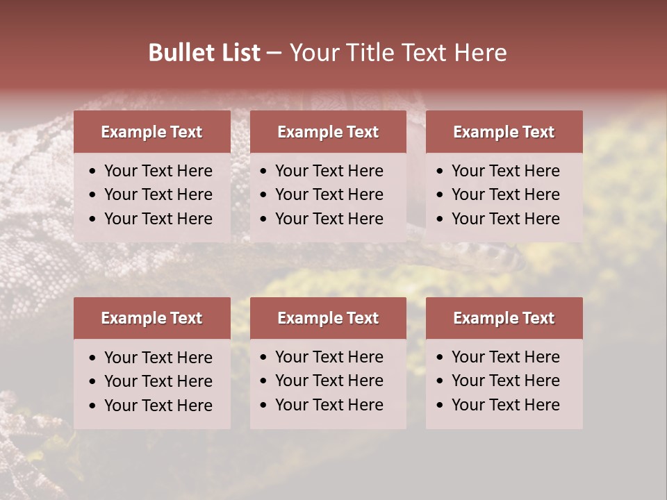 Gargoyle Gecko PowerPoint Template