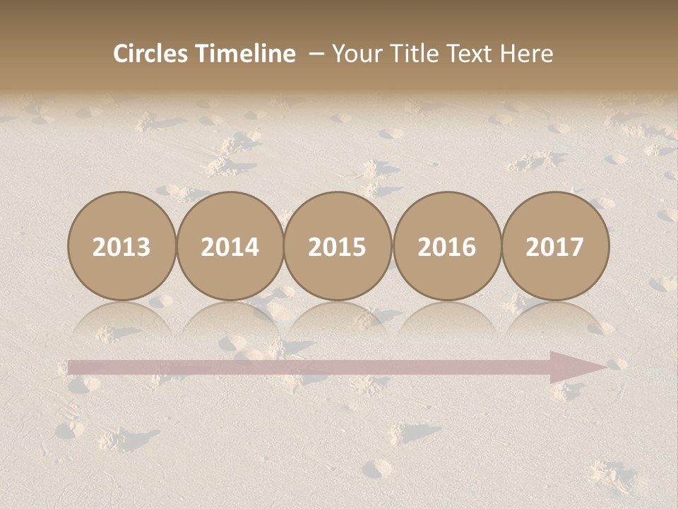 Low Tide. Lugworm (Arenicola Marina) Casts On A Beach PowerPoint Template