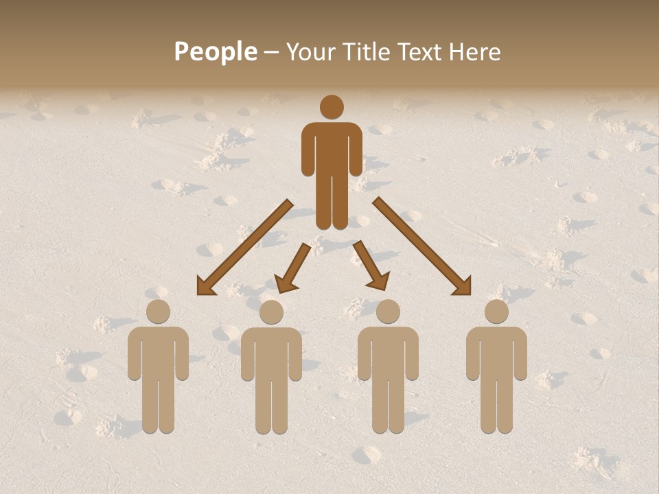 Low Tide. Lugworm (Arenicola Marina) Casts On A Beach PowerPoint Template