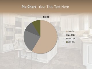 Kitchen With White Cabinetry PowerPoint Template