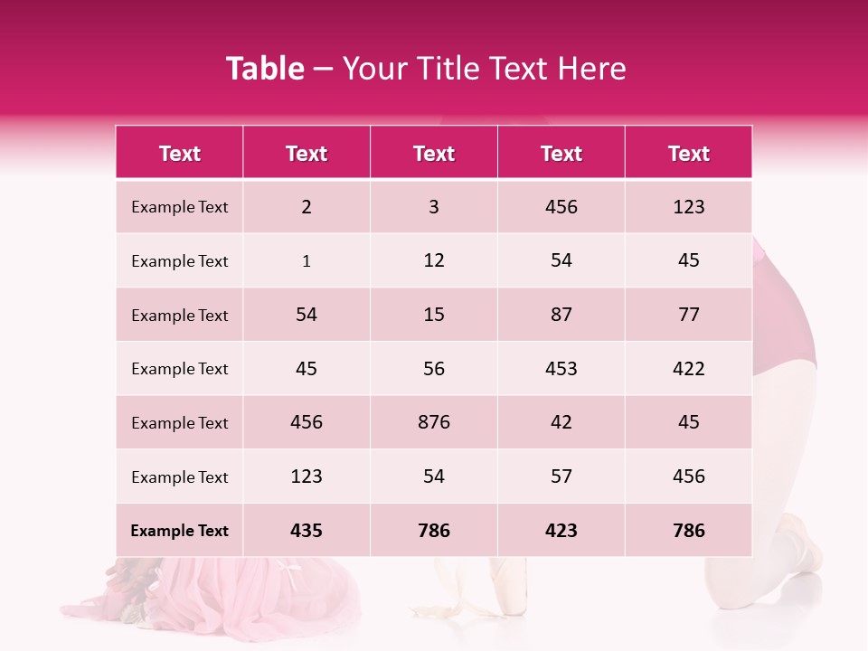 Young Female Ballet Dancer Showing A Young Dancer How To Tie A Ballet Pointe Shoe Against A White Background. Not Isolated PowerPoint Template