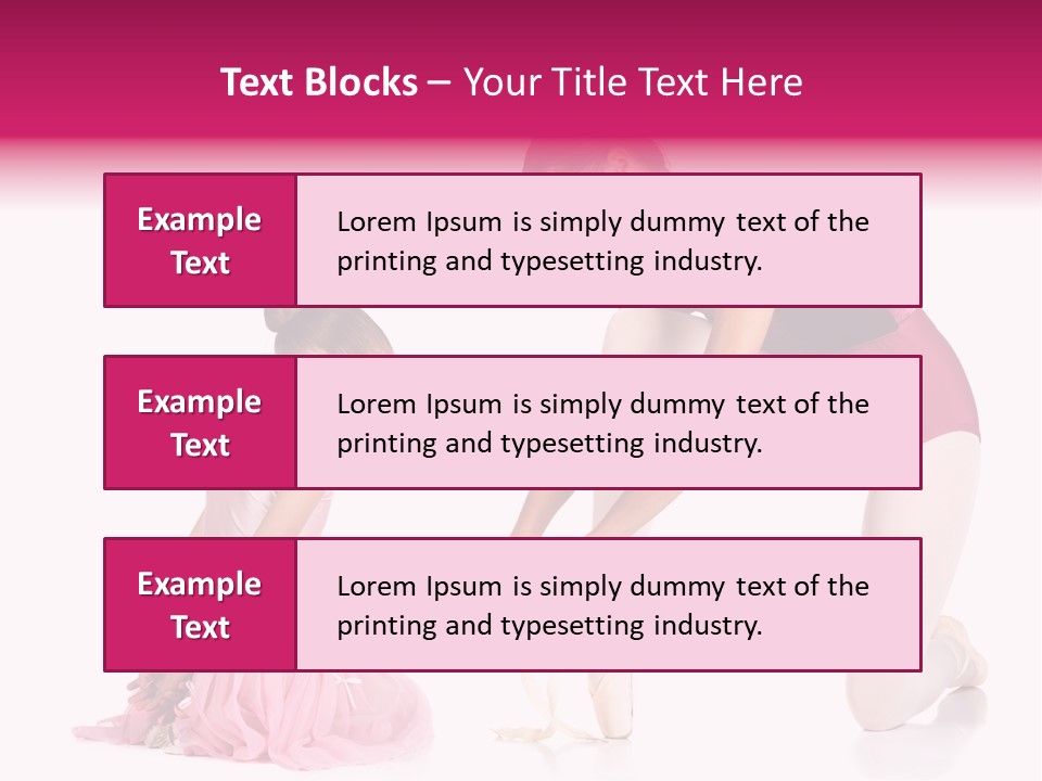 Young Female Ballet Dancer Showing A Young Dancer How To Tie A Ballet Pointe Shoe Against A White Background. Not Isolated PowerPoint Template