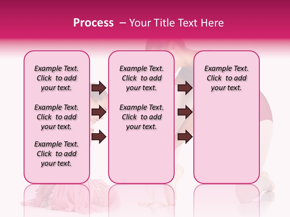 Young Female Ballet Dancer Showing A Young Dancer How To Tie A Ballet Pointe Shoe Against A White Background. Not Isolated PowerPoint Template