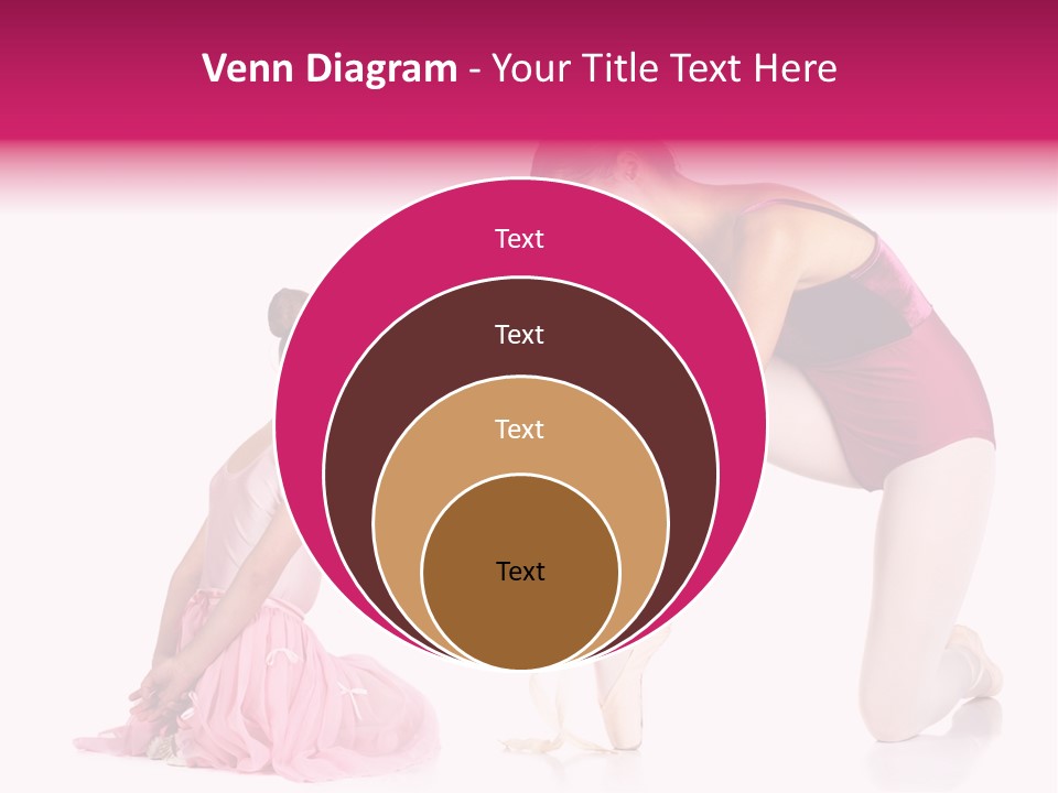 Young Female Ballet Dancer Showing A Young Dancer How To Tie A Ballet Pointe Shoe Against A White Background. Not Isolated PowerPoint Template