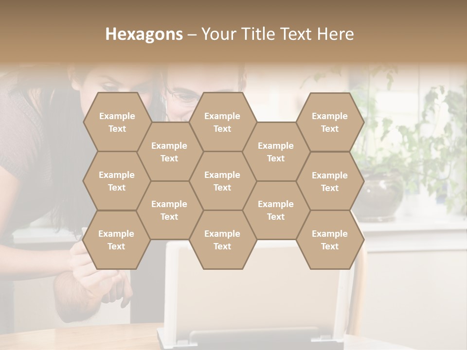 A Happy Couple Holding A Credit Card Shopping Online PowerPoint Template