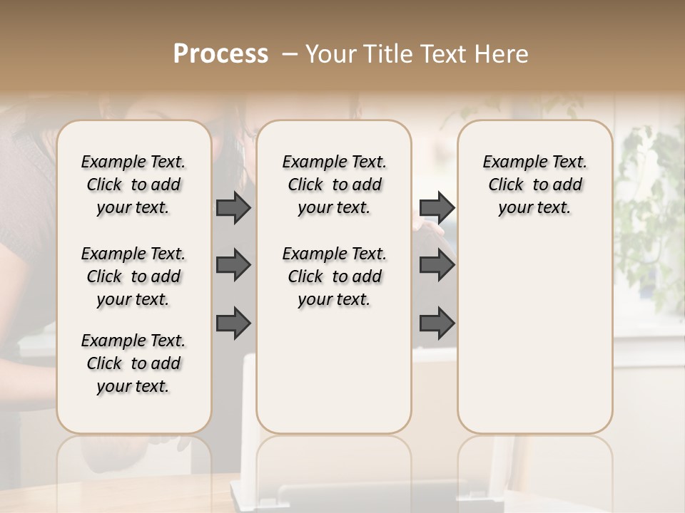 A Happy Couple Holding A Credit Card Shopping Online PowerPoint Template