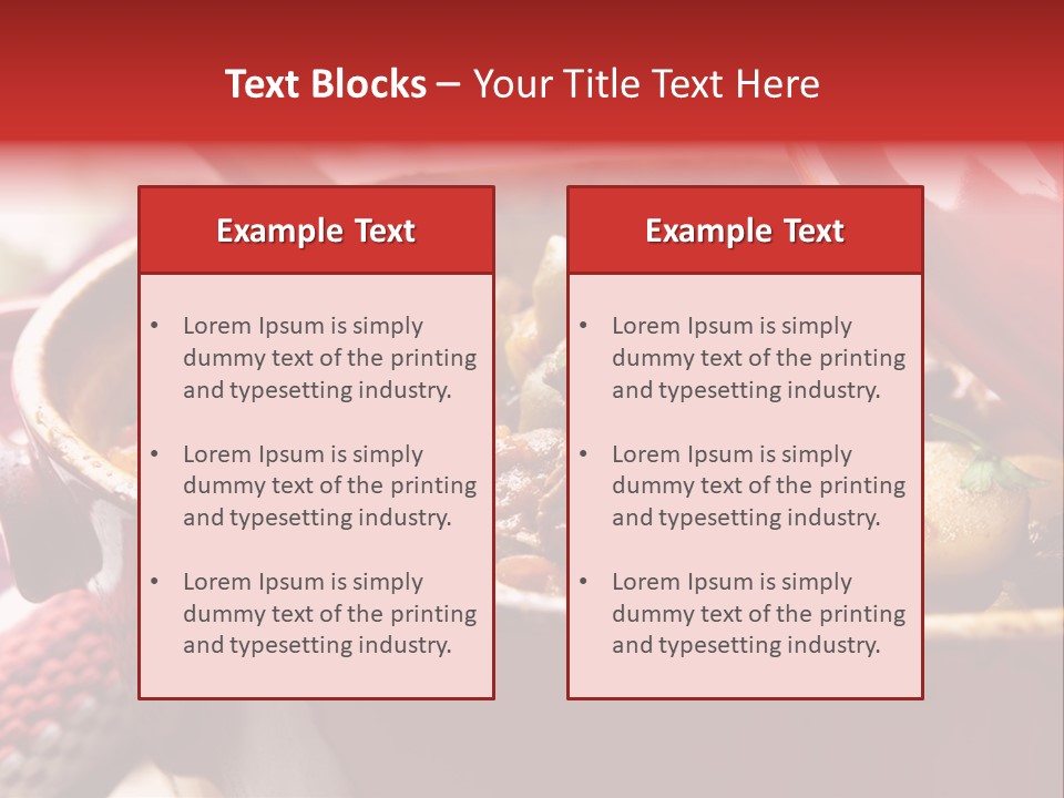 A Pot Full Of Food With A Spoon In It PowerPoint Template