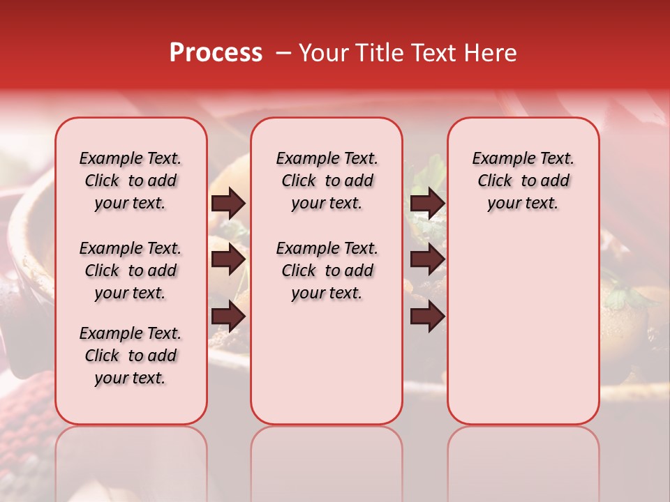 A Pot Full Of Food With A Spoon In It PowerPoint Template