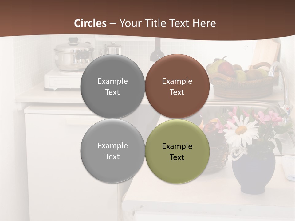 Kitchen In Maisonette Apartment In The Greek Islands Santorini Town Of Oia Cave House PowerPoint Template