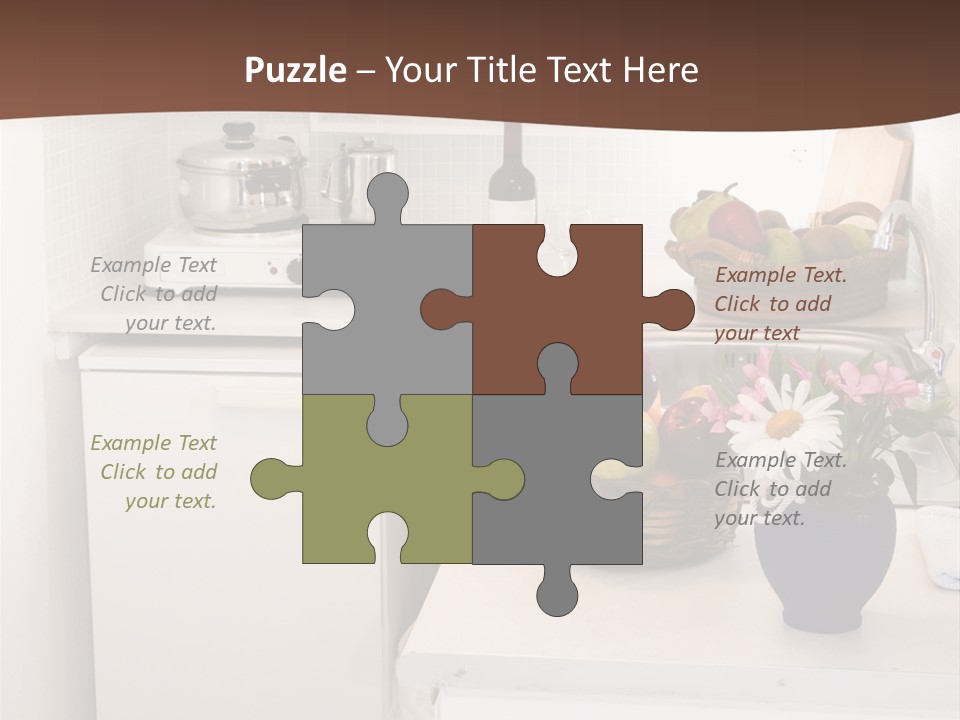 Kitchen In Maisonette Apartment In The Greek Islands Santorini Town Of Oia Cave House PowerPoint Template