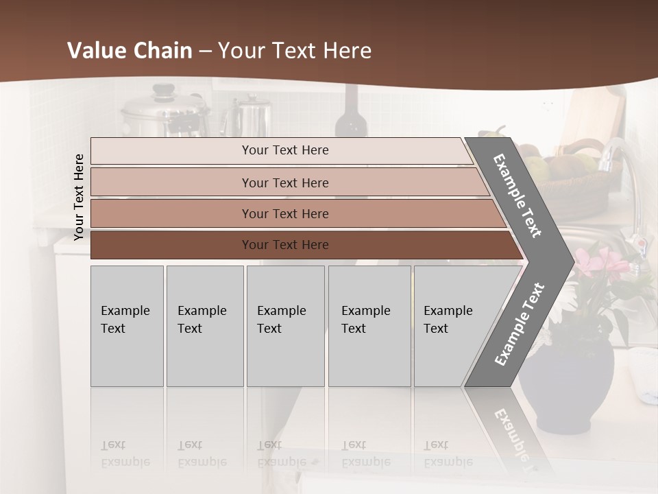Kitchen In Maisonette Apartment In The Greek Islands Santorini Town Of Oia Cave House PowerPoint Template