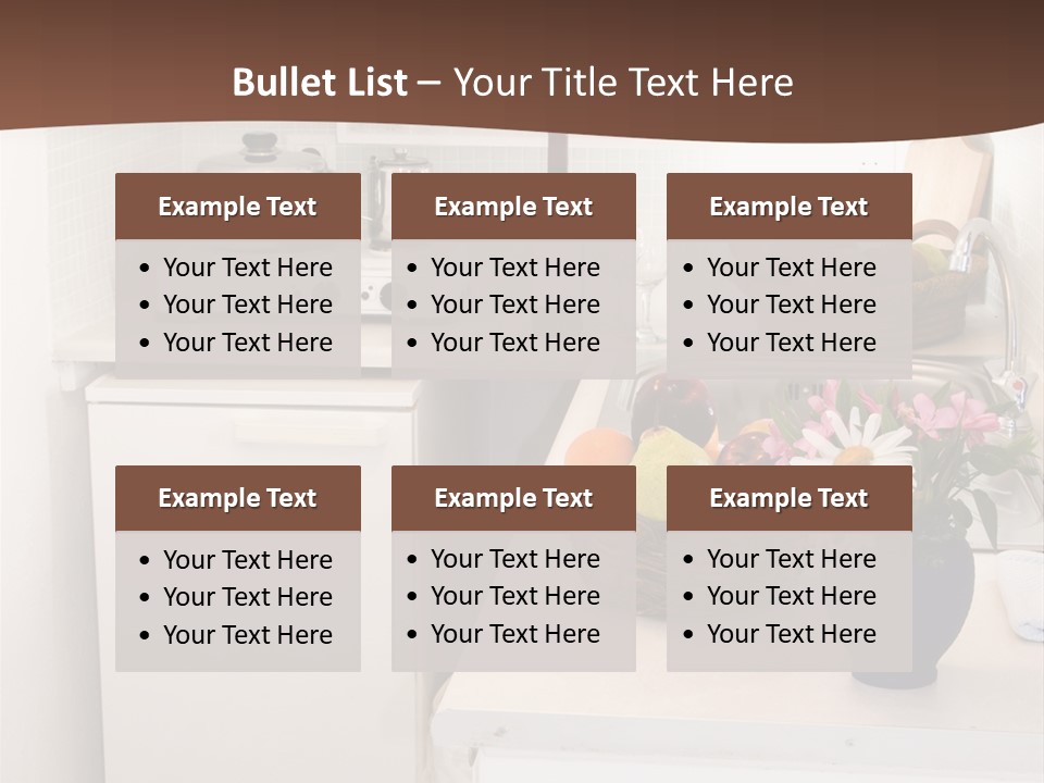 Kitchen In Maisonette Apartment In The Greek Islands Santorini Town Of Oia Cave House PowerPoint Template