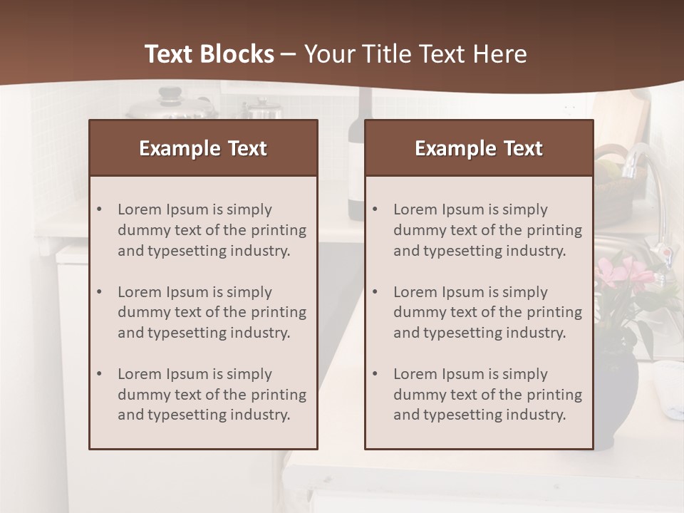 Kitchen In Maisonette Apartment In The Greek Islands Santorini Town Of Oia Cave House PowerPoint Template